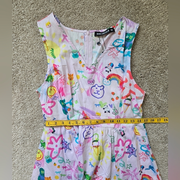 NWT Dangerfield Zero Concentration Mini Dress Size 12 AU / 8 US - Picture 8 of 9